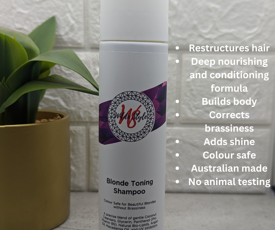 Blonde Toning Shampoo 250ml Wilde Style Products