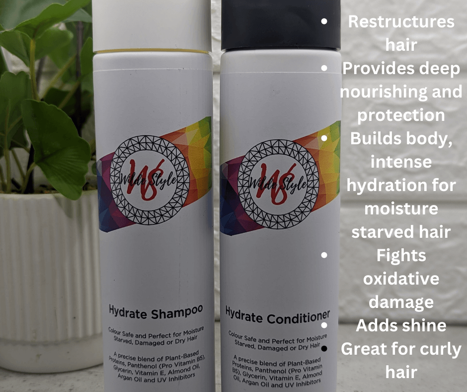 Hydrate Shampoo & Conditioner Combo 250ml Wilde Style Products